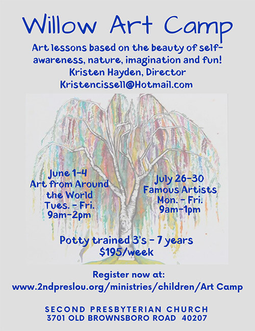Willow Art Camp Flyer