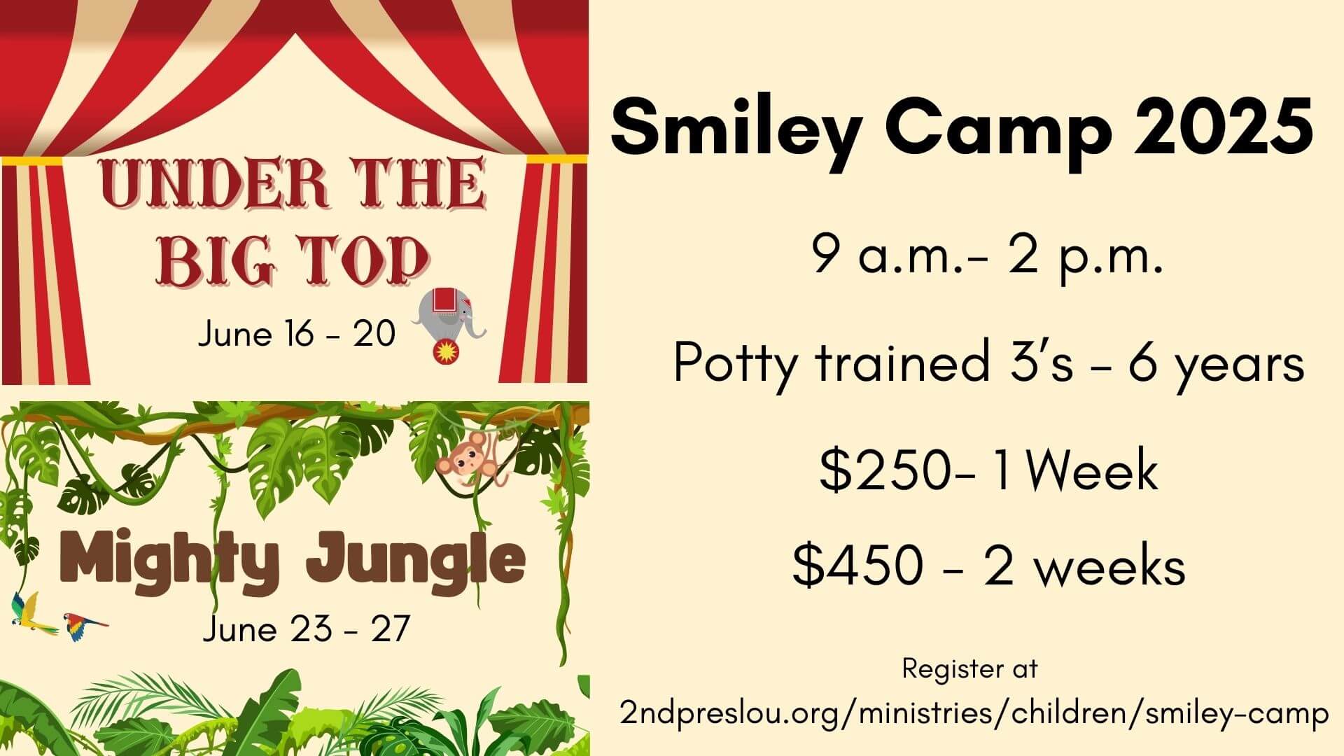 Smiley Camp 2025 Poster