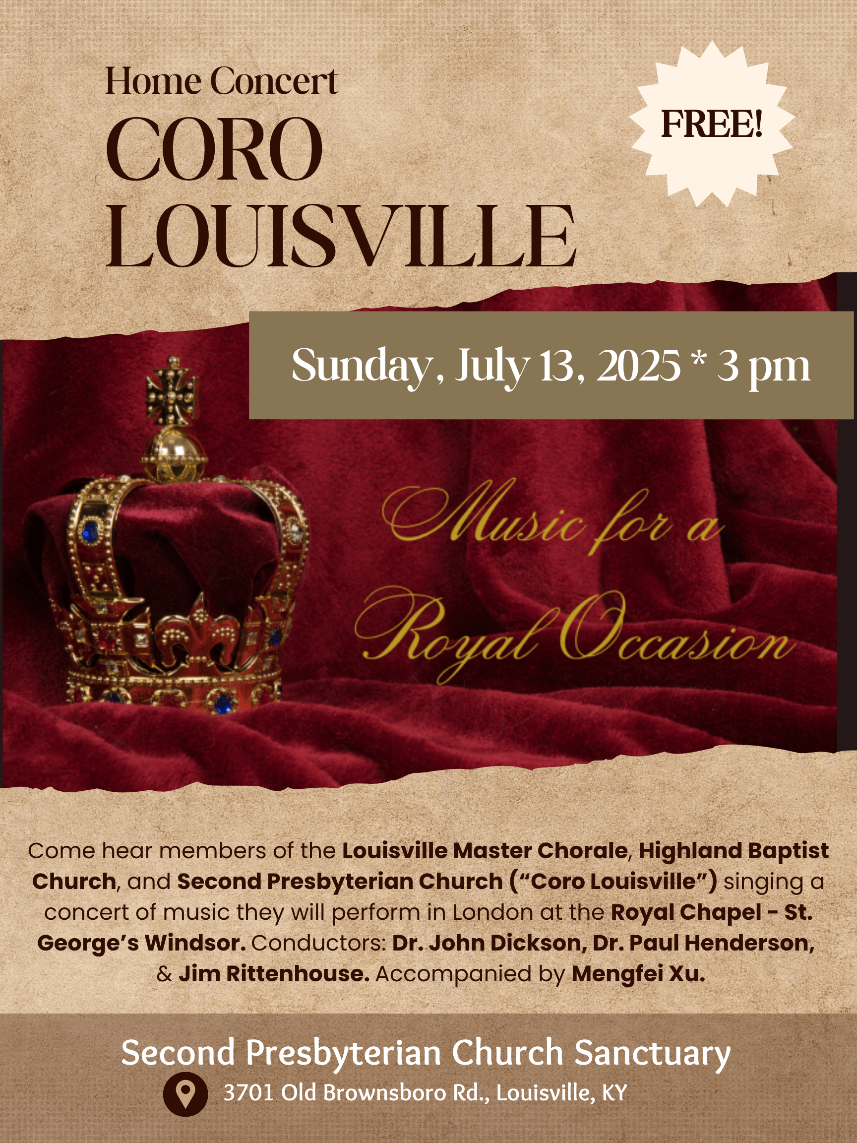 Home Concert Coro Louisville