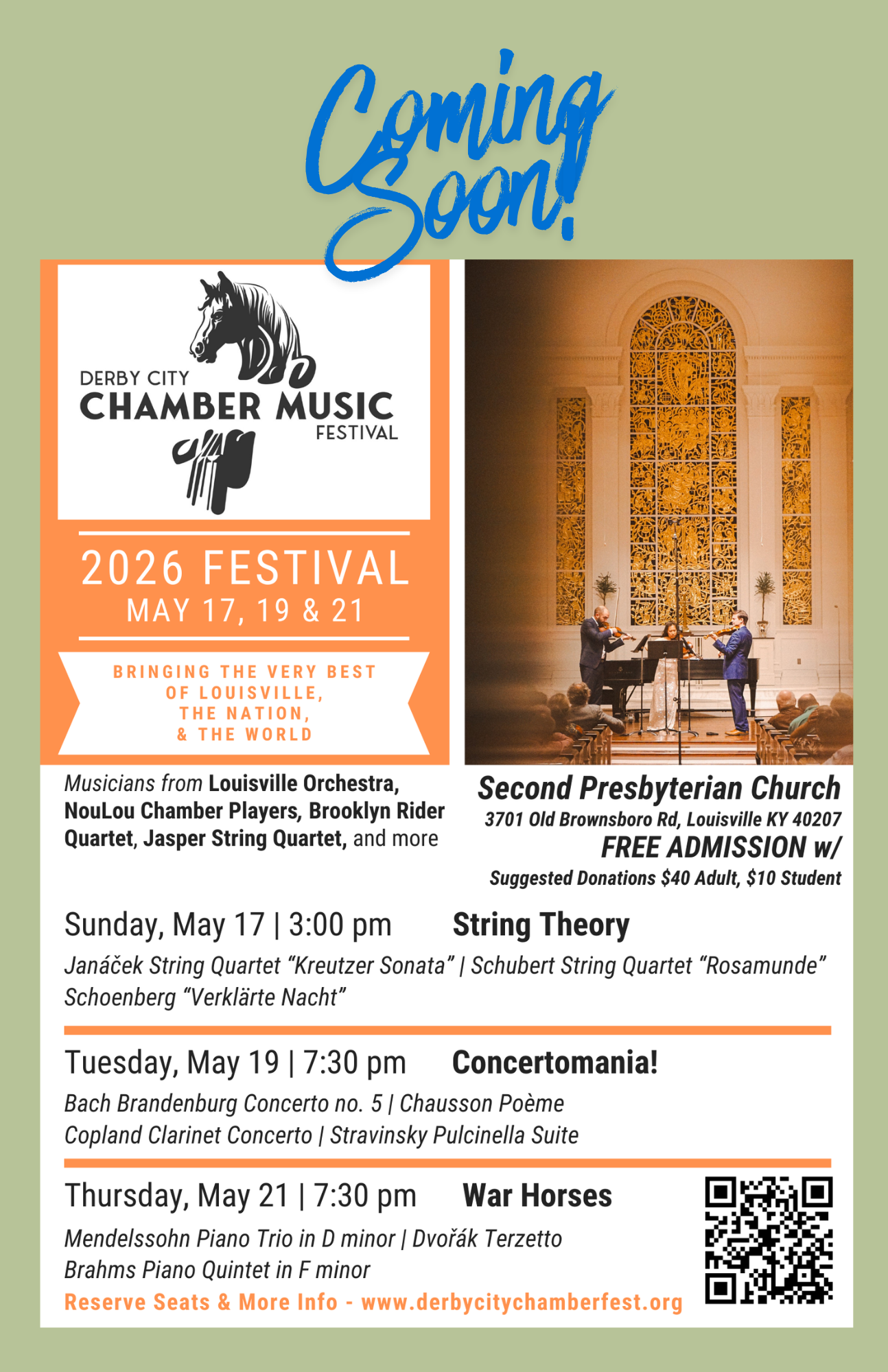 2026 Derby City Chamber Music Festival