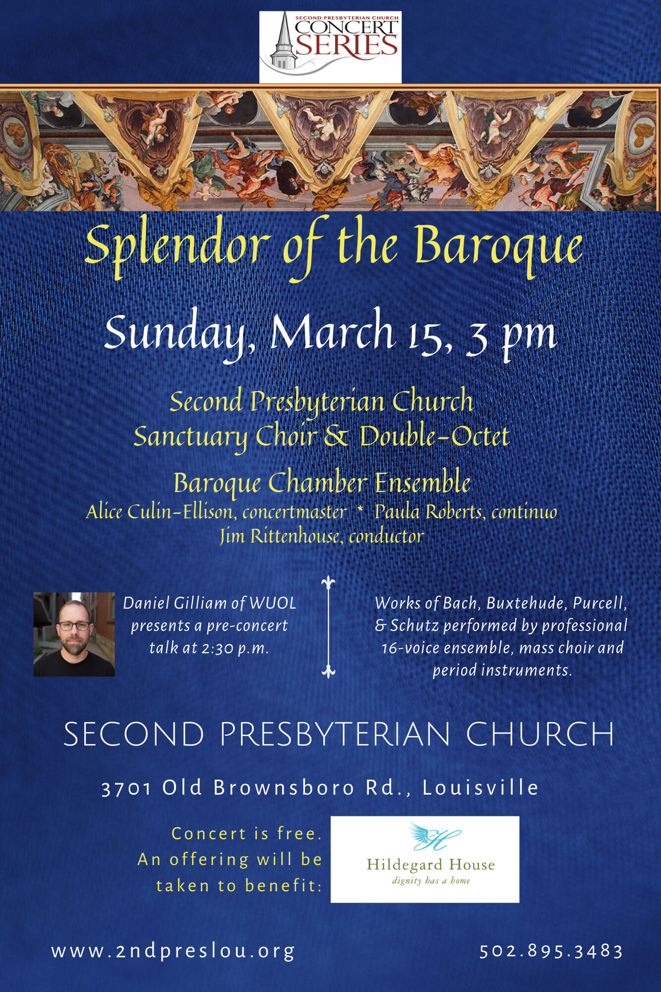 Splendor of the Baroque, March. 15, 2020 3:00pm